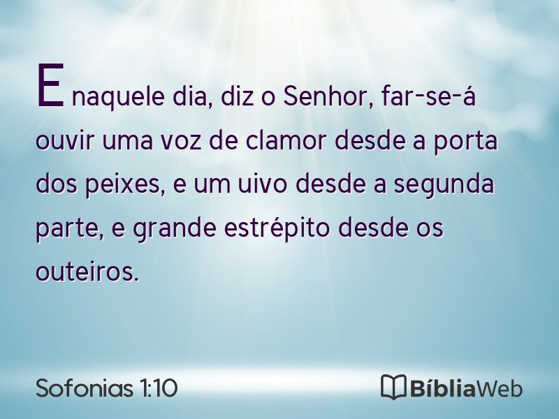 Sofonias 1:10 em imagem para compartilhar