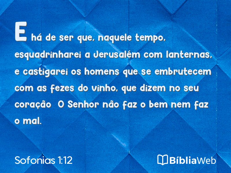 Sofonias 1:12 em imagem para compartilhar