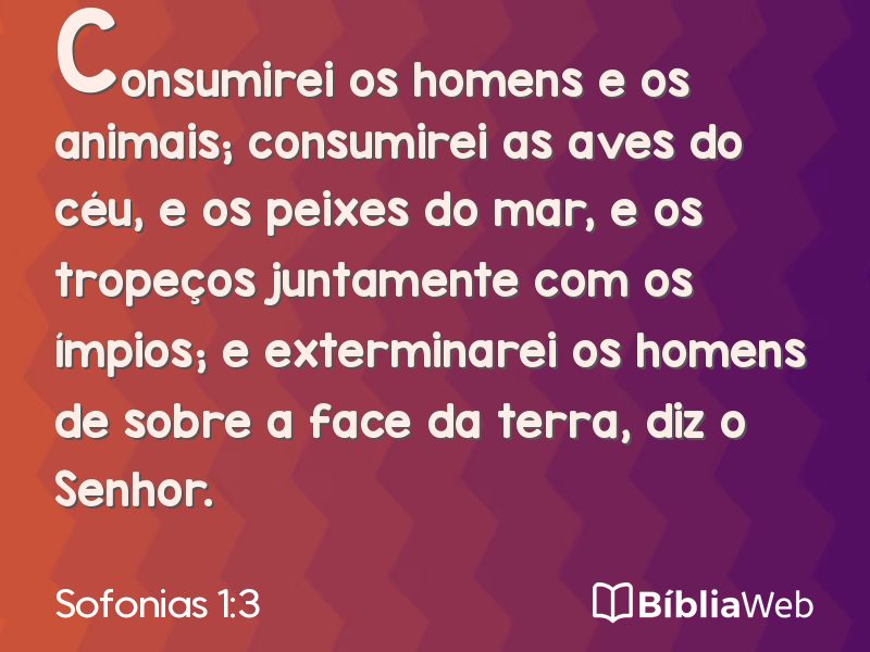 Sofonias 1:3 em imagem para compartilhar