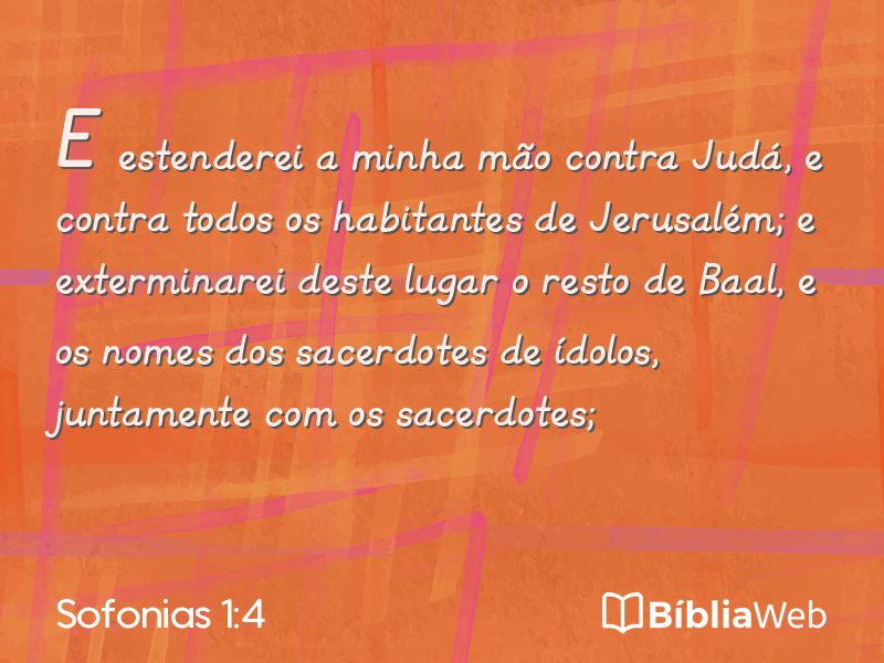 Sofonias 1:4 em imagem para compartilhar