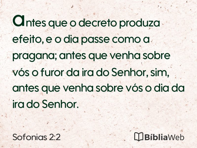 Sofonias 2:2 em imagem para compartilhar