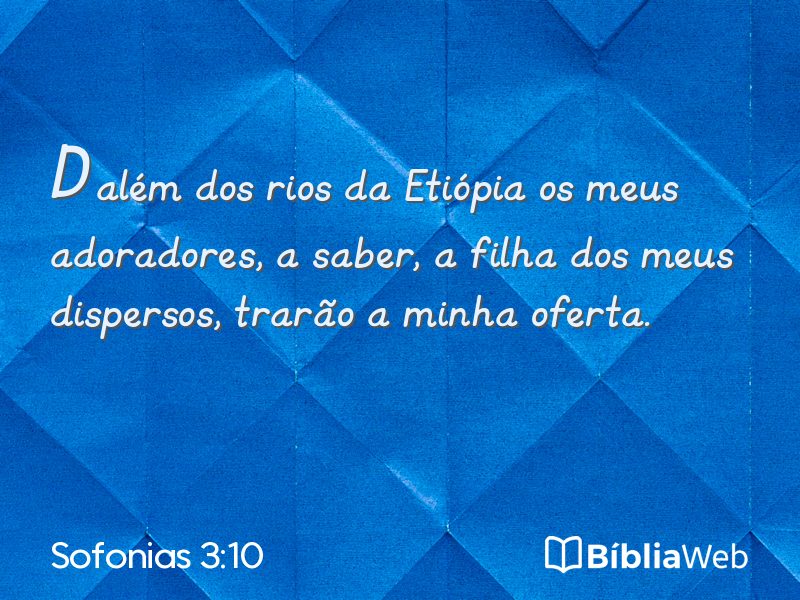 Sofonias 3:10 em imagem para compartilhar