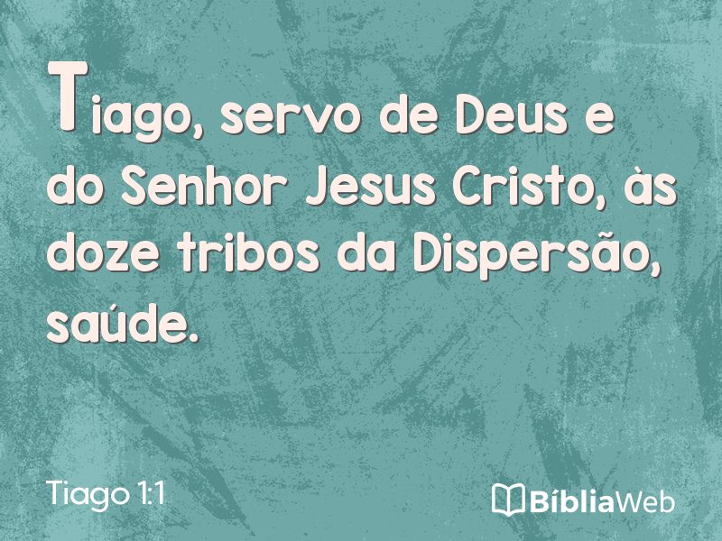 Tiago 1:1 em imagem para compartilhar