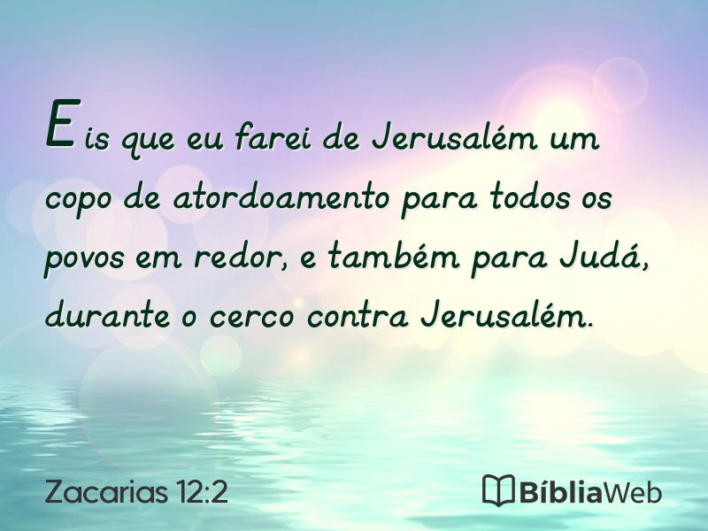 Zacarias 12:2 em imagem para compartilhar