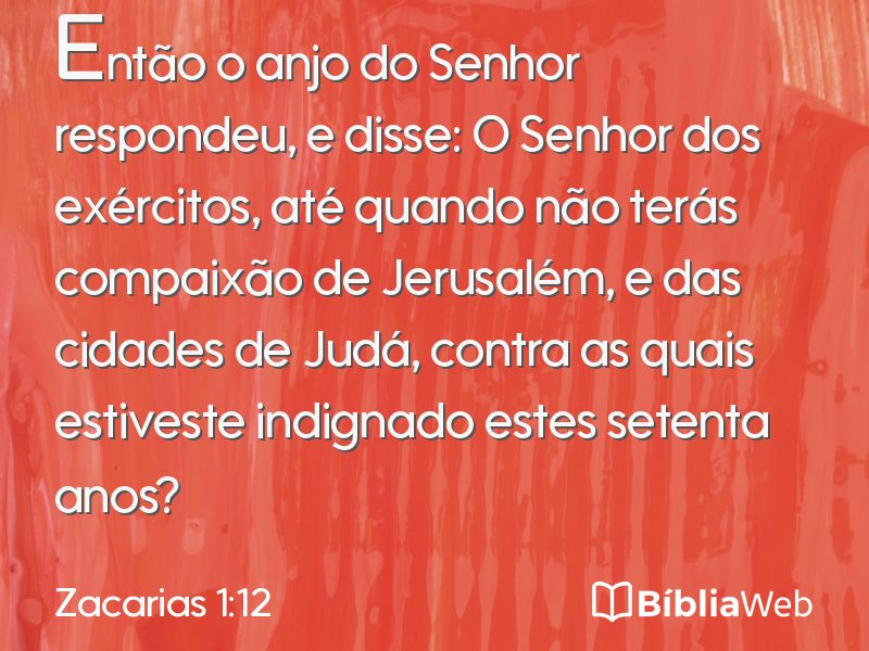 Zacarias 1:12 em imagem para compartilhar