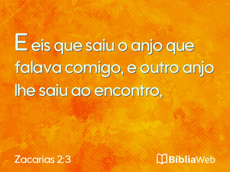 Zacarias 2:3 em imagem para compartilhar
