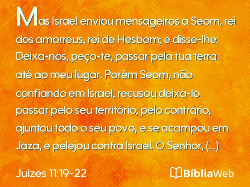 Juízes 11:19-22 em imagem para compartilhar