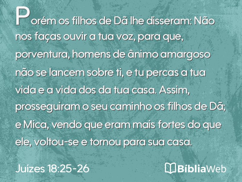 Juízes 18:25-26 em imagem para compartilhar