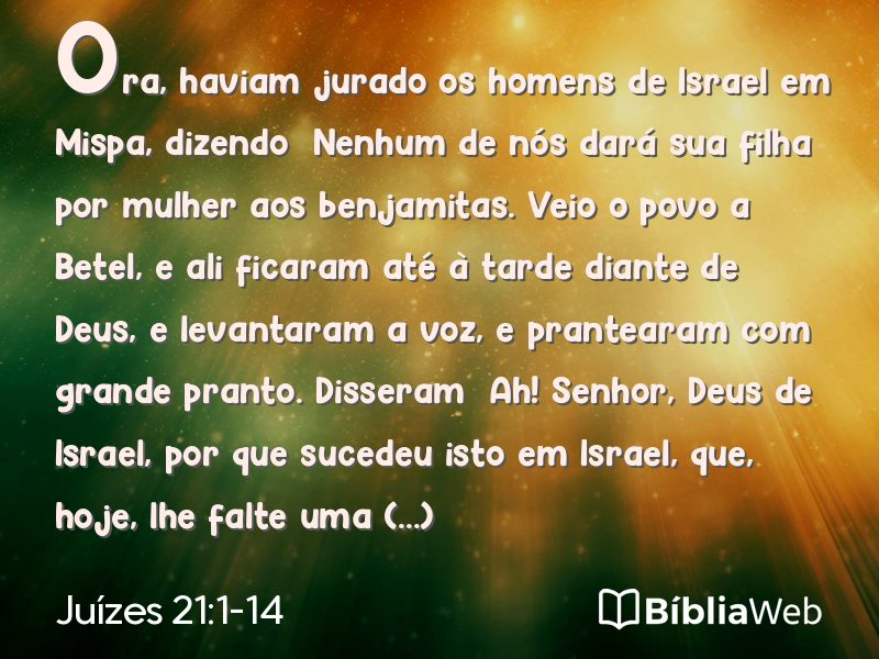 Juízes 21:1-14 em imagem para compartilhar