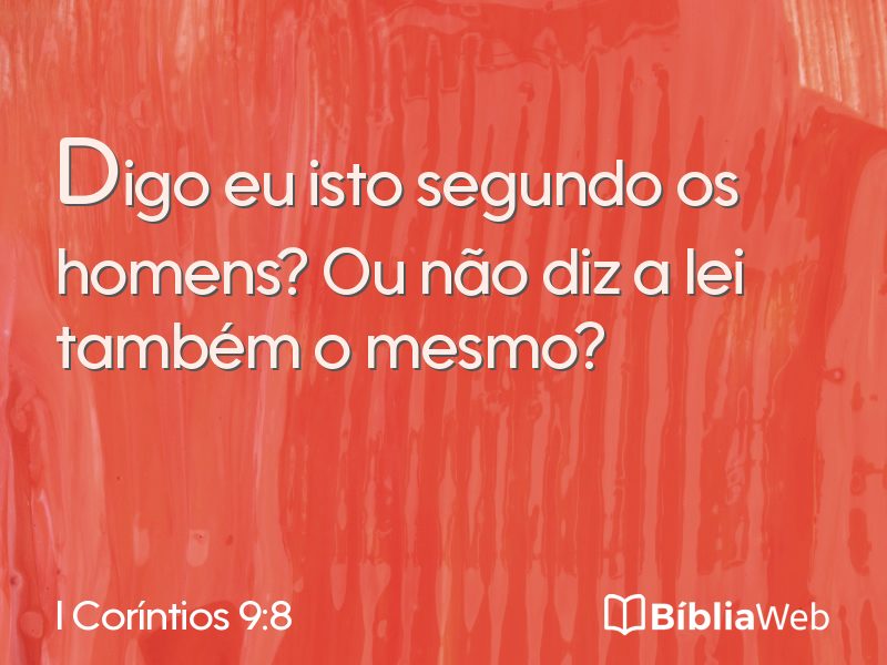I Coríntios 9:8 em imagem para compartilhar