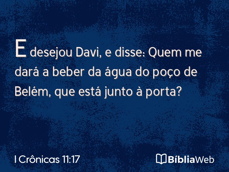 I Crônicas 11:17 em imagem para compartilhar