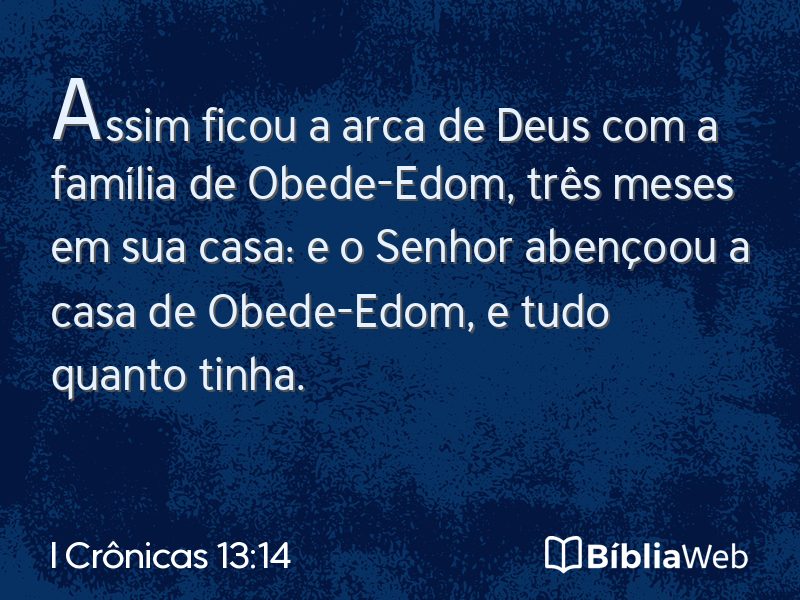 I Crônicas 13:14 em imagem para compartilhar