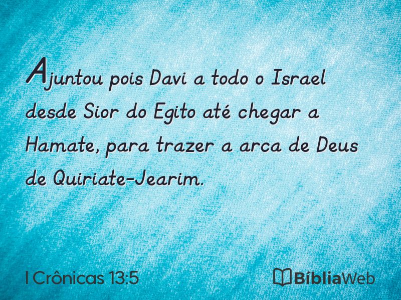 I Crônicas 13:5 em imagem para compartilhar