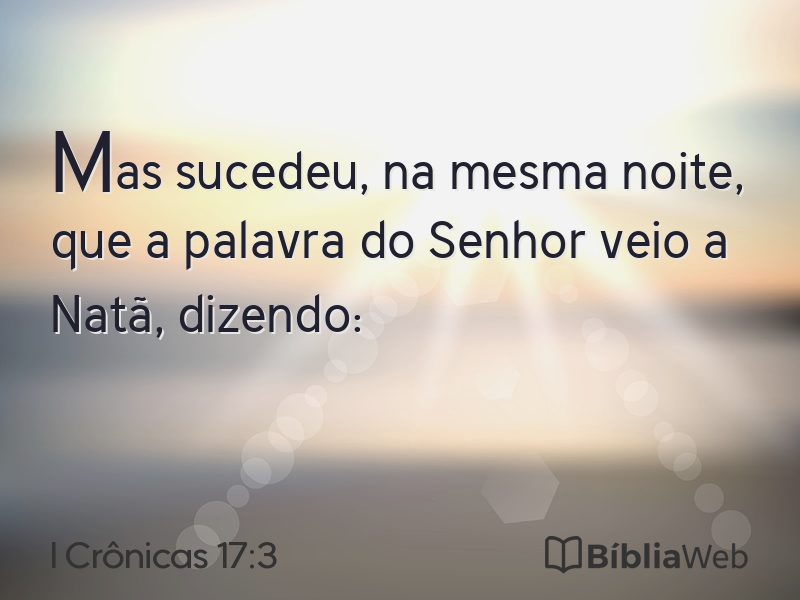 I Crônicas 17:3 em imagem para compartilhar