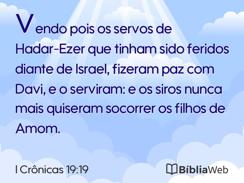 I Crônicas 19:19 em imagem para compartilhar