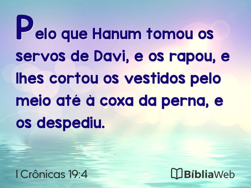 I Crônicas 19:4 em imagem para compartilhar