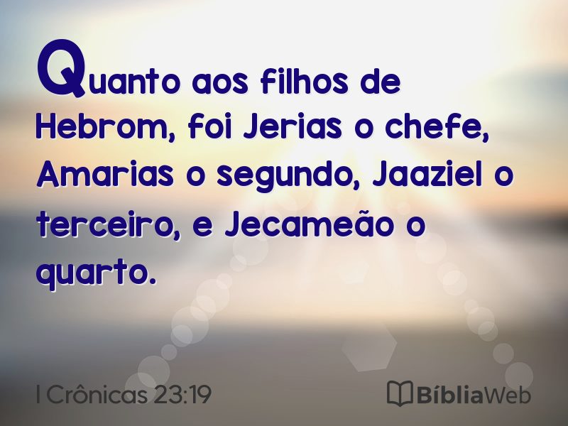 I Crônicas 23:19 em imagem para compartilhar