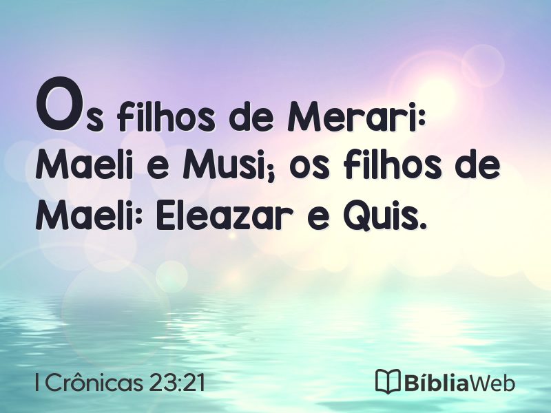 I Crônicas 23:21 em imagem para compartilhar