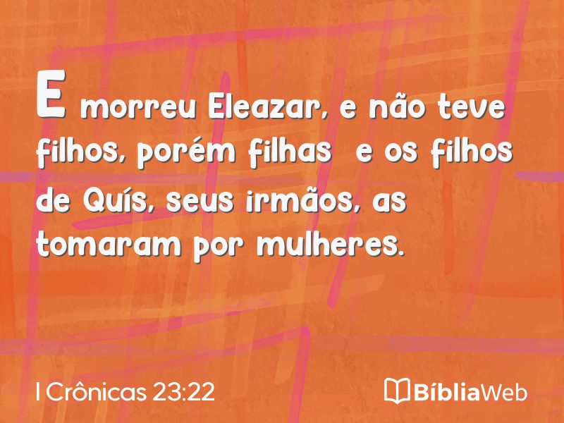 I Crônicas 23:22 em imagem para compartilhar