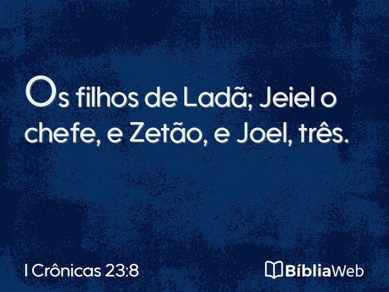 I Crônicas 23:8 em imagem para compartilhar