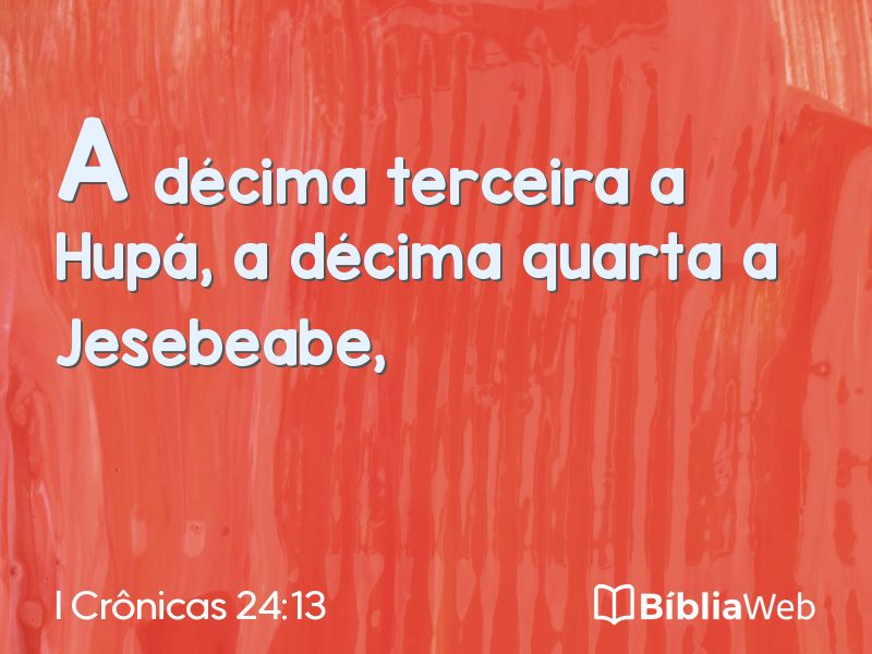 I Crônicas 24:13 em imagem para compartilhar