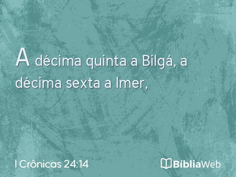 I Crônicas 24:14 em imagem para compartilhar