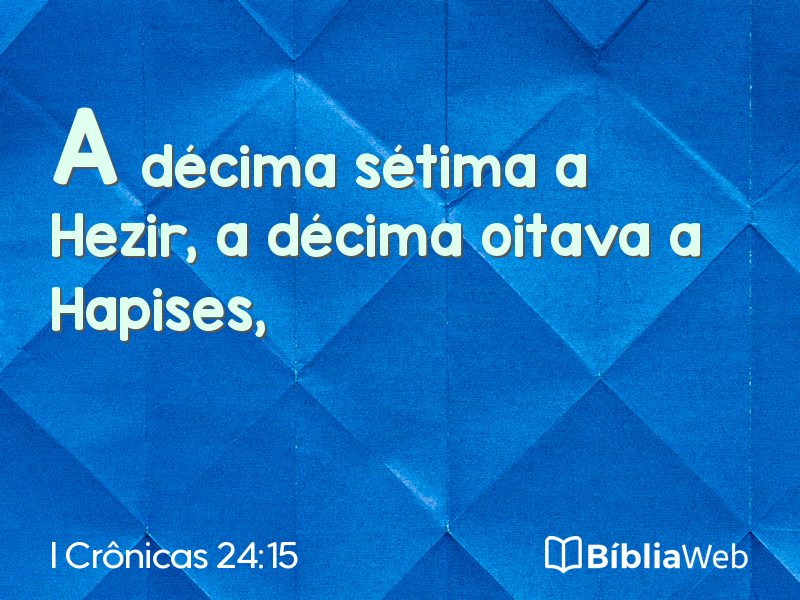 I Crônicas 24:15 em imagem para compartilhar