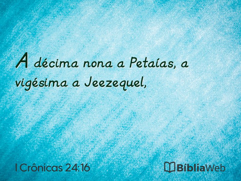 I Crônicas 24:16 em imagem para compartilhar