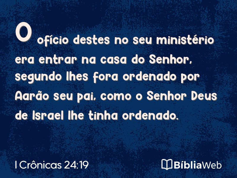 I Crônicas 24:19 em imagem para compartilhar