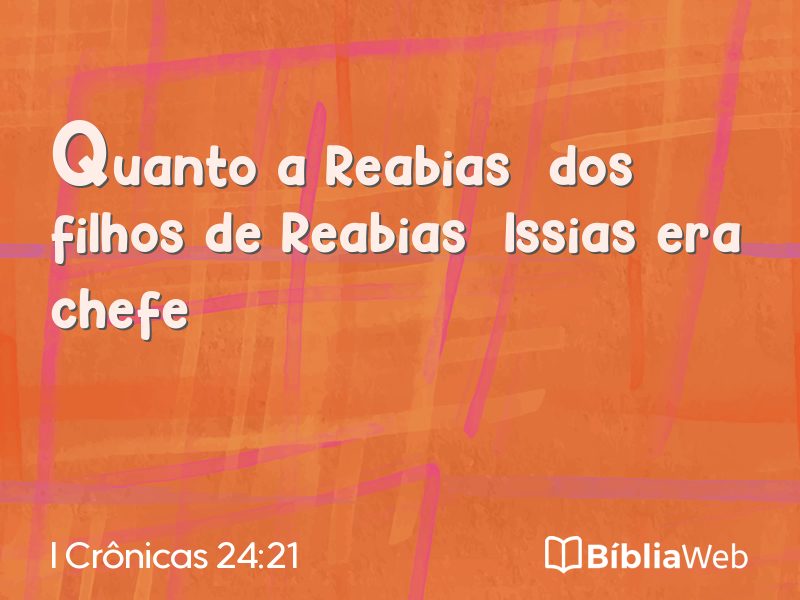 I Crônicas 24:21 em imagem para compartilhar