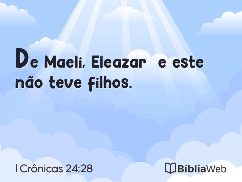 I Crônicas 24:28 em imagem para compartilhar