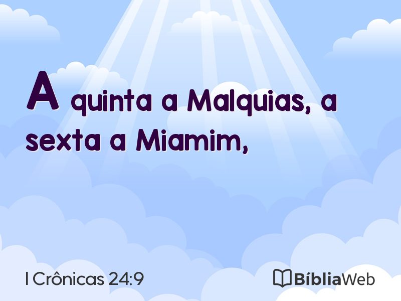 I Crônicas 24:9 em imagem para compartilhar