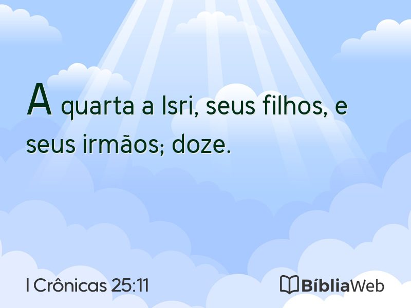 I Crônicas 25:11 em imagem para compartilhar