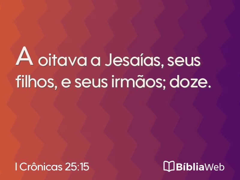 I Crônicas 25:15 em imagem para compartilhar