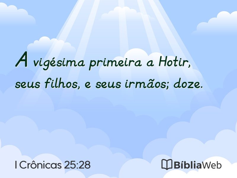 I Crônicas 25:28 em imagem para compartilhar