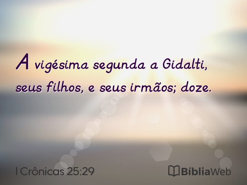 I Crônicas 25:29 em imagem para compartilhar