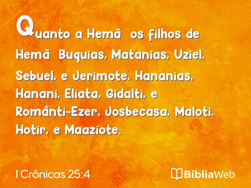 I Crônicas 25:4 em imagem para compartilhar
