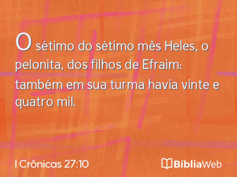 I Crônicas 27:10 em imagem para compartilhar