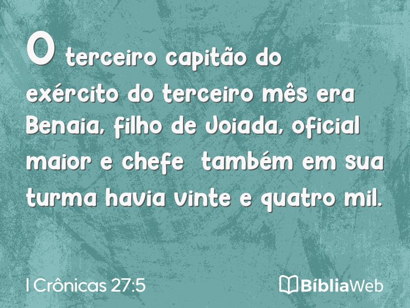 I Crônicas 27:5 em imagem para compartilhar