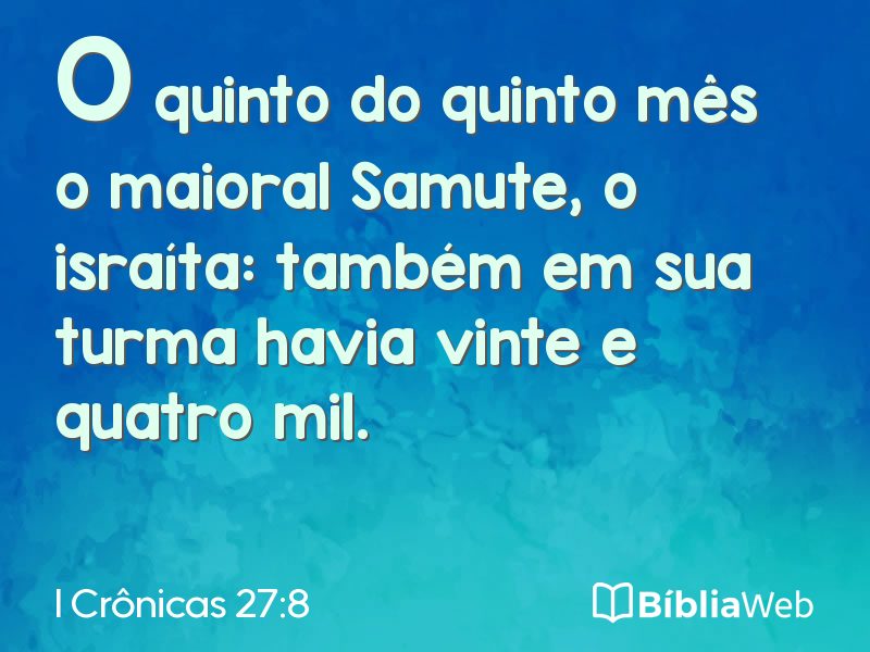 I Crônicas 27:8 em imagem para compartilhar