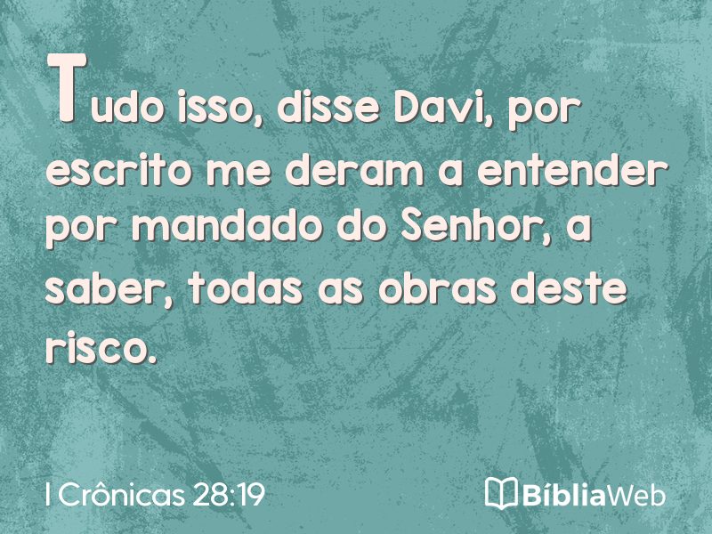 I Crônicas 28:19 em imagem para compartilhar