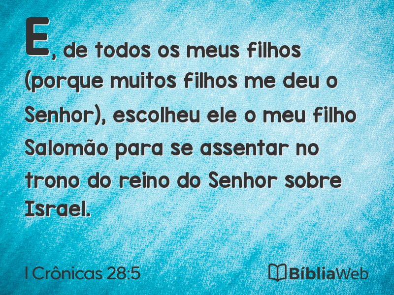 I Crônicas 28:5 em imagem para compartilhar