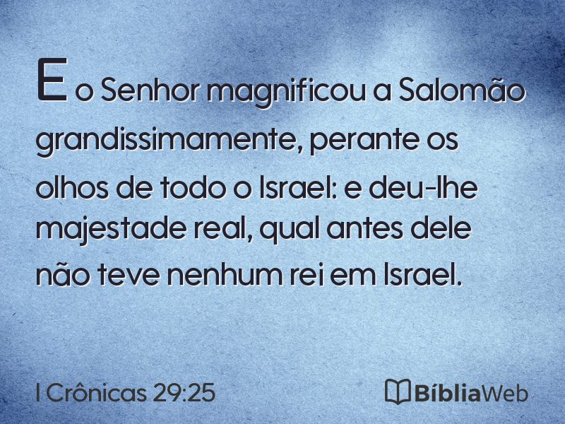 I Crônicas 29:25 em imagem para compartilhar