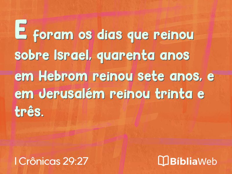 I Crônicas 29:27 em imagem para compartilhar