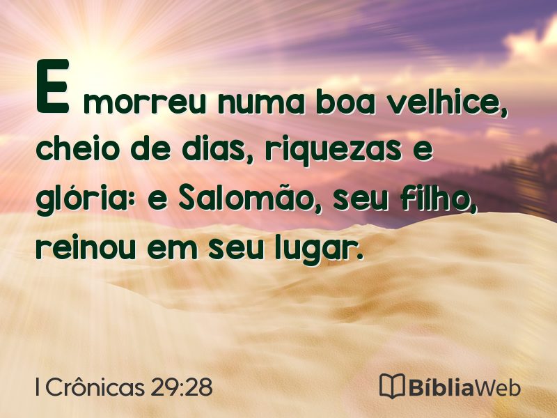 I Crônicas 29:28 em imagem para compartilhar