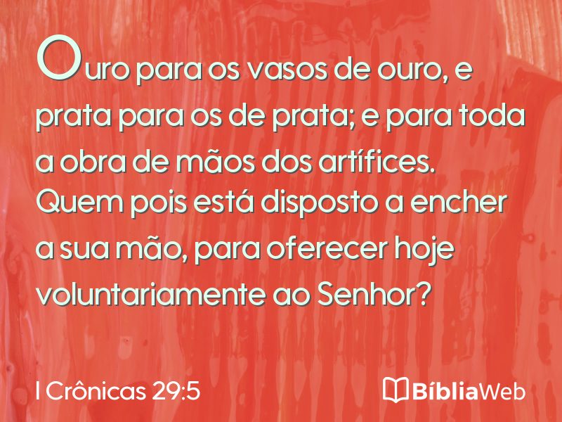 I Crônicas 29:5 em imagem para compartilhar