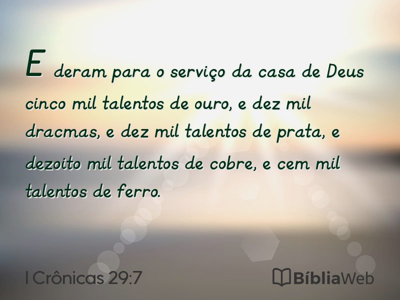I Crônicas 29:7 em imagem para compartilhar