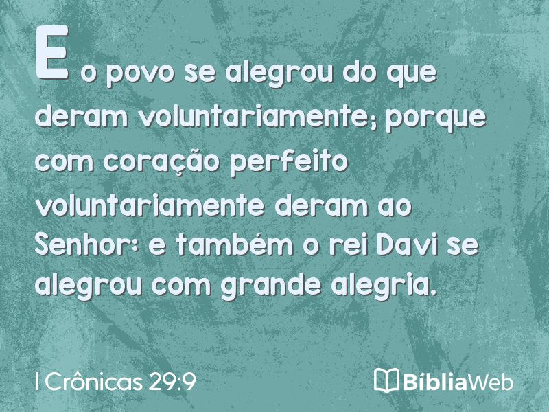 I Crônicas 29:9 em imagem para compartilhar