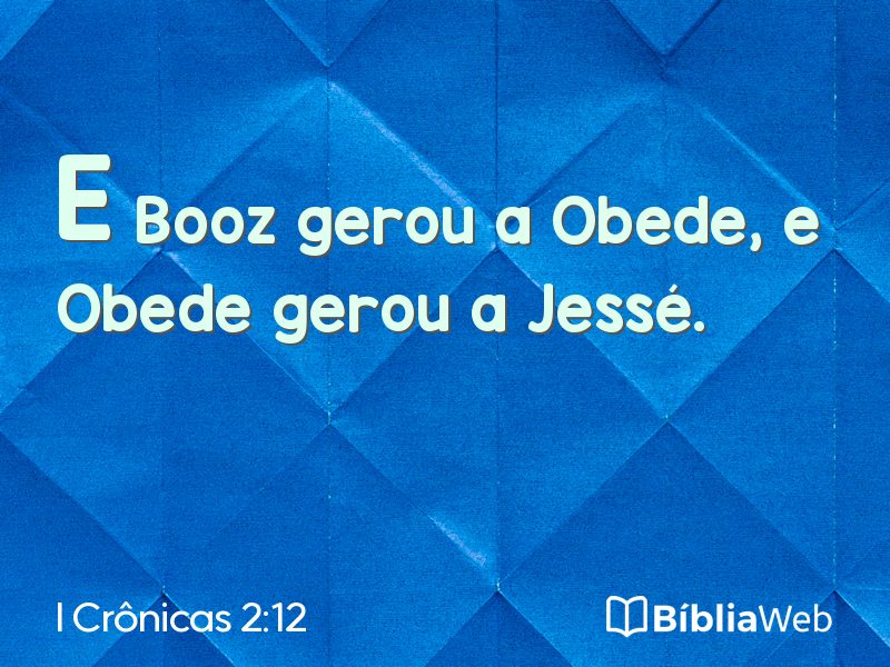 I Crônicas 2:12 em imagem para compartilhar