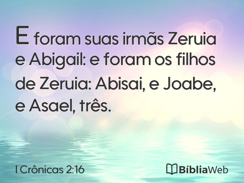 I Crônicas 2:16 em imagem para compartilhar